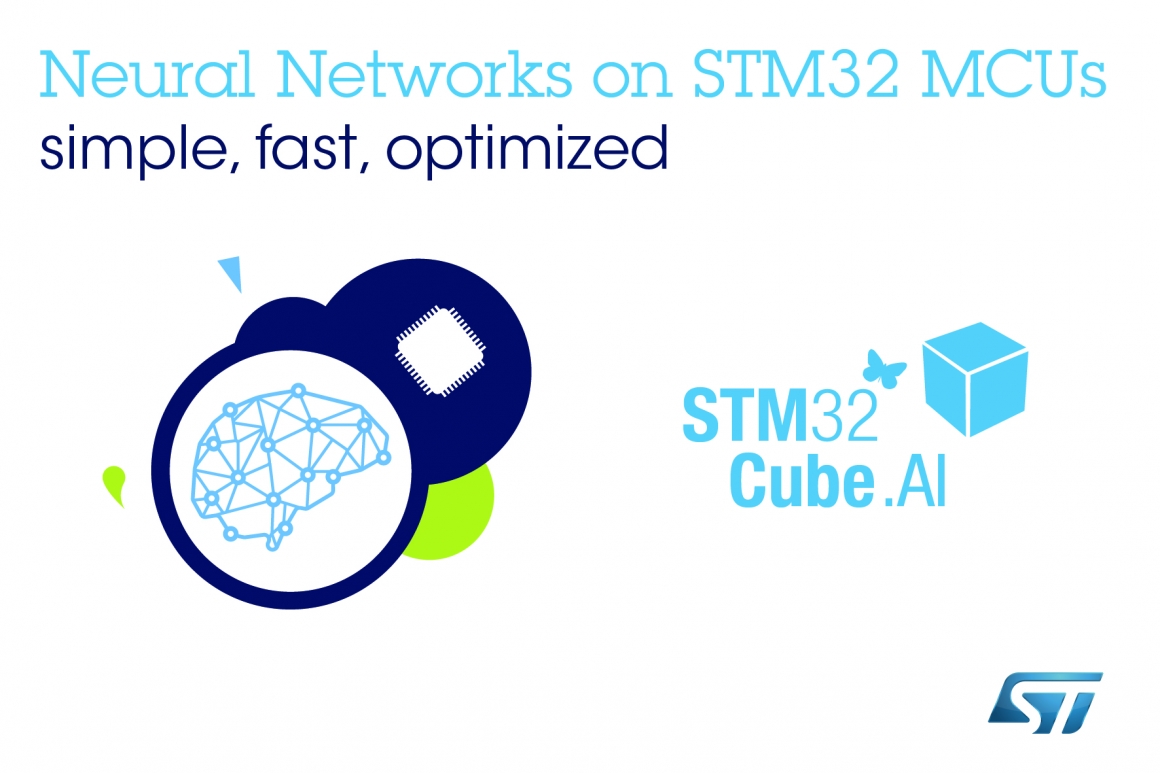 ST新聞稿1月4日——意法半導體推出STM32神經網路開發工具箱，將AI技術引入邊緣和節點嵌入式設備