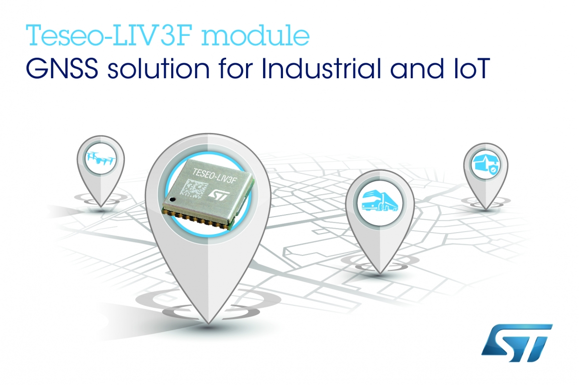 ST新闻图片 9月14日——经过行业检验的Teseo III芯片推出新模块，使意法半导体GNSS模块更加简单好用