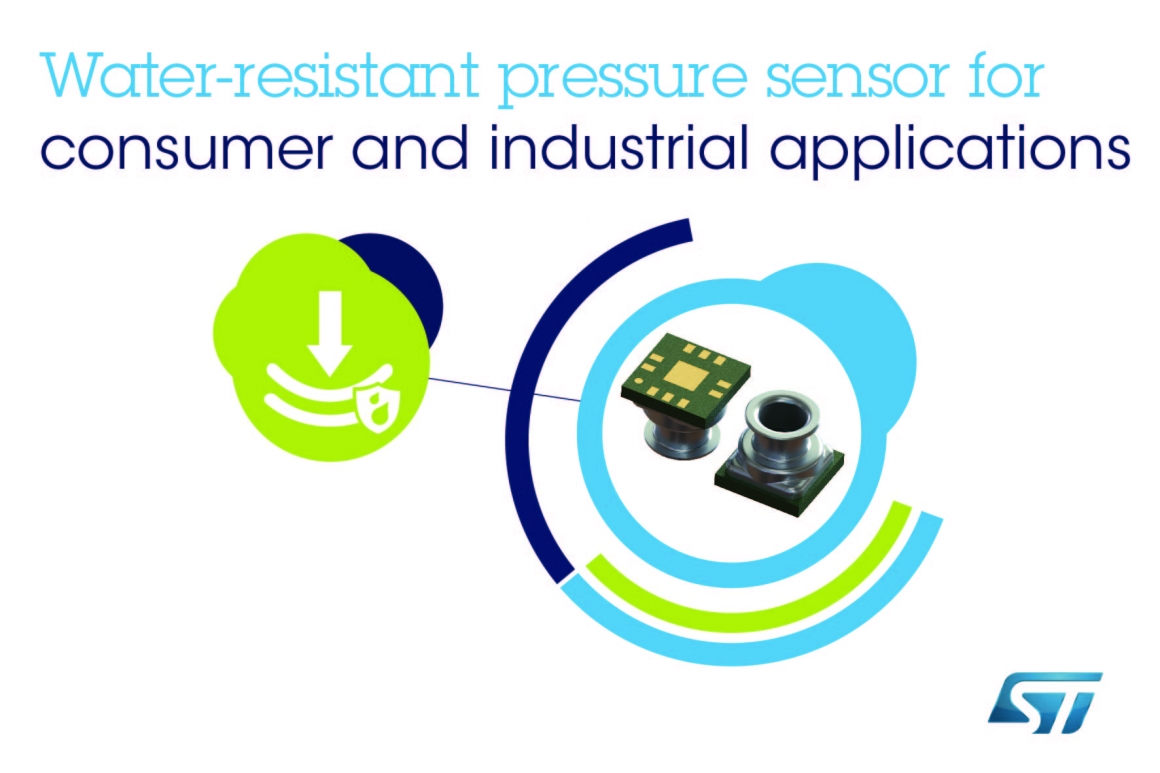 ST新闻稿3月13日——意法半导体防水型MEMS压力传感器瞄准预算严格的消费和工业应用