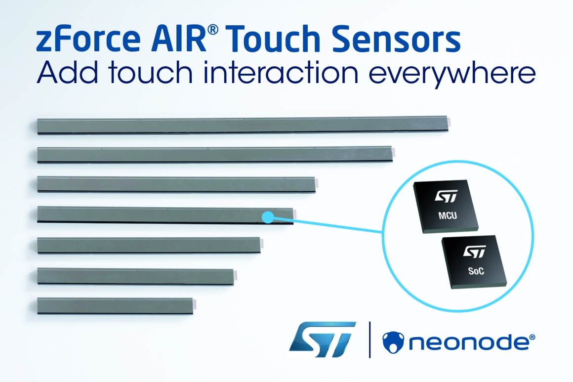 ST新闻图片 2月6日——意法半导体技术助力Neonode为任意物品、表面或空间增加触控交互功能